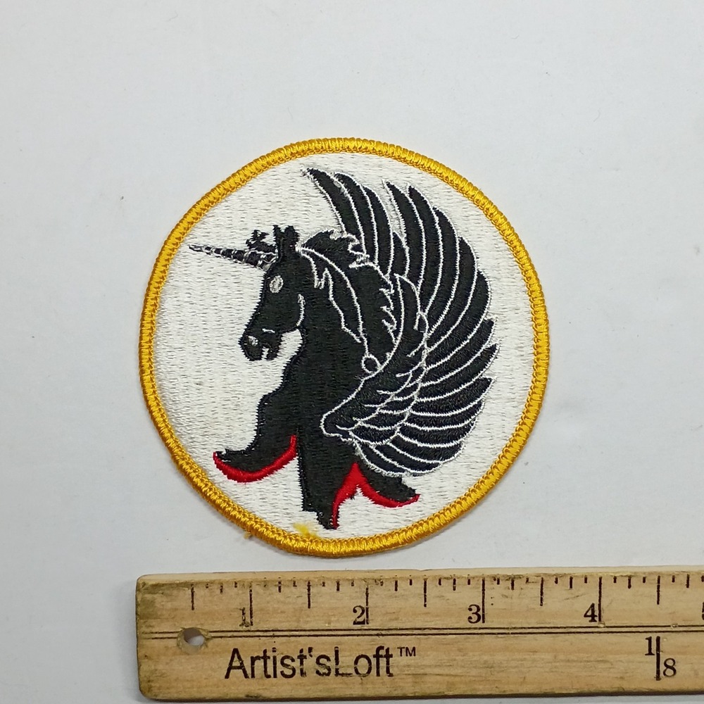 2d Fighter Interceptor Training Squadron Embroidered Patch 70s Unicorn Pegasus